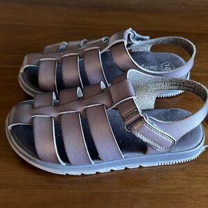 (Size 10) Cat & Jack Blue Sandals. (Lightly Used)